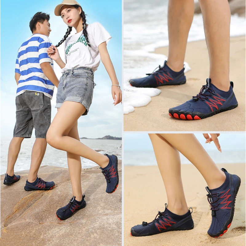 2024 ALIUPS Barefoot Shoes Men Women Water Sports Outdoor Beach Aqua Shoes Swimming Quick Dry Training Gym Running 250402