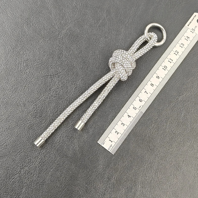 Original Rhinestone Knot Pendant Punk Pants Chain Fashionable Men And Women Ones Waist Light Accessories Hip Hop Jewelry 251103