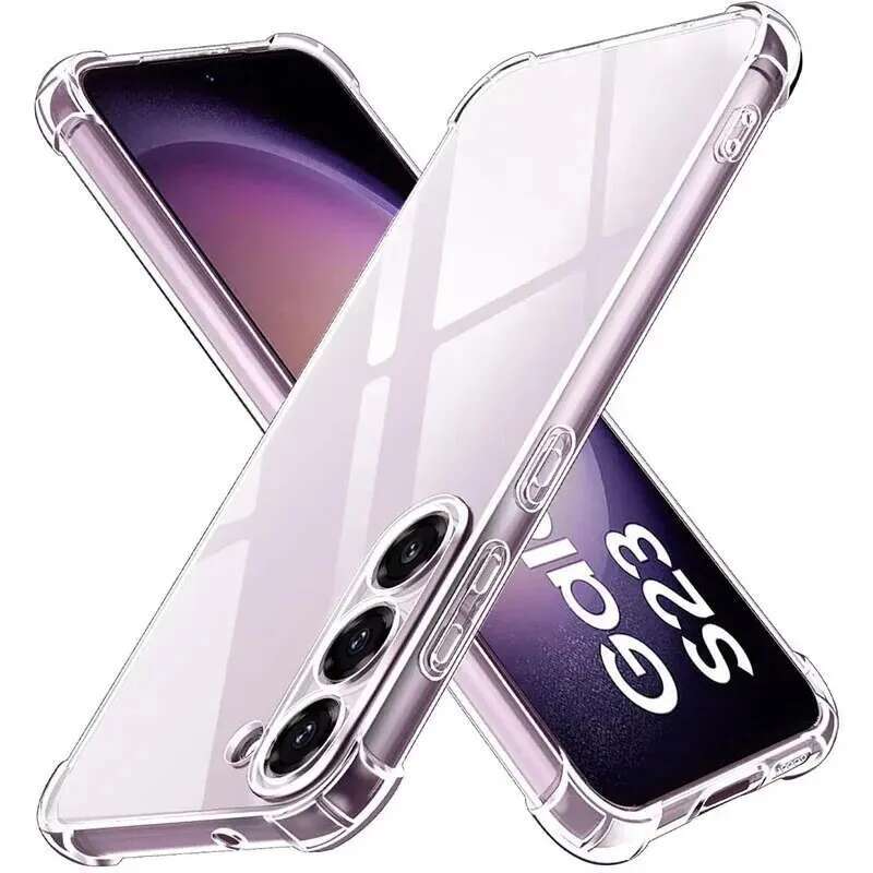Clear for Samsung Galaxy S22 S21 S20 Ultra S23 FE S24 Plus A54 A14 A50 A50S A30S A20 A30 A70 Case Soft Tpu Cover