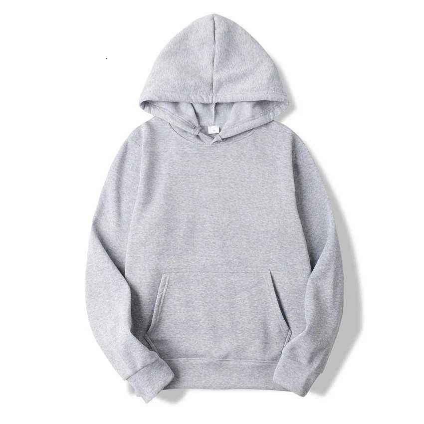 2025 White hooded mens autumn long sleeved pullover casual pocket hooded unisex outer loose sportswear W251106