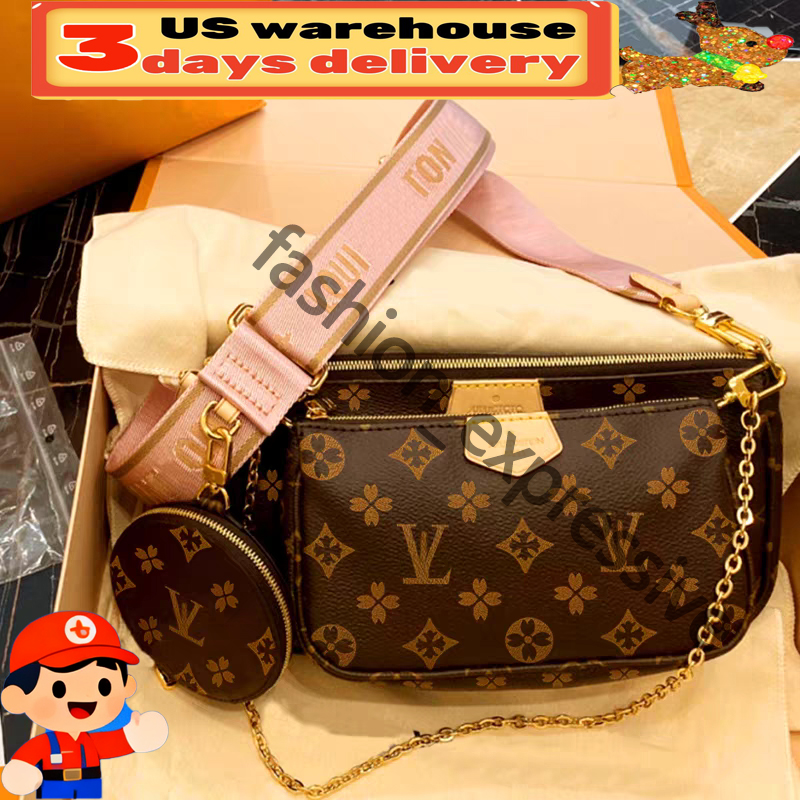 Luxury Designer Bags Shoulder Bags Wallets Crossbody Bags High-Quality Fashion Printed Vintage Canvas Messenger Bags Chain Wallets Women's Handbags Underarm Bags