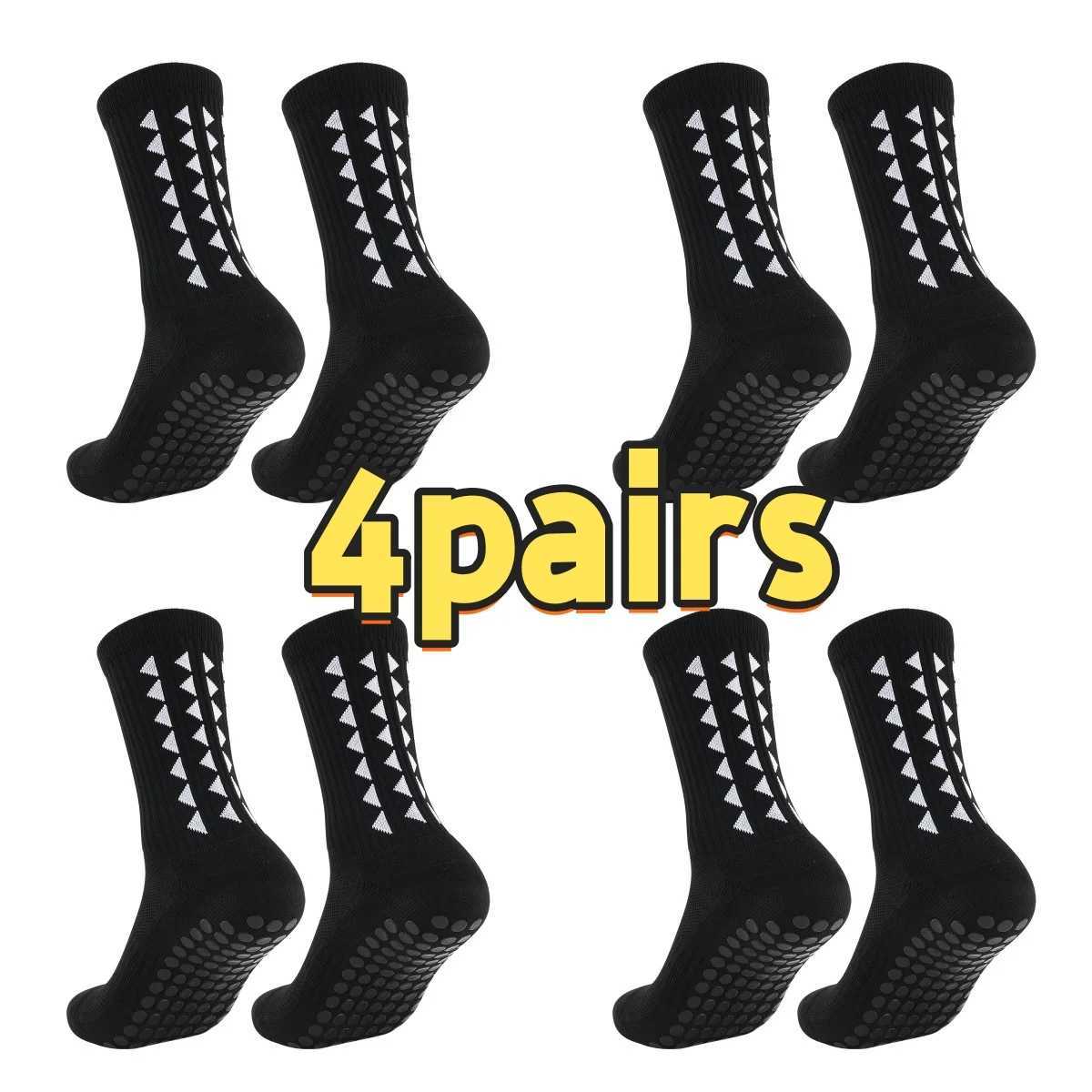 4Pairs men women football grip socks towel bottom sport socks rugby soccer cycling running Exercise athletic socks C251017