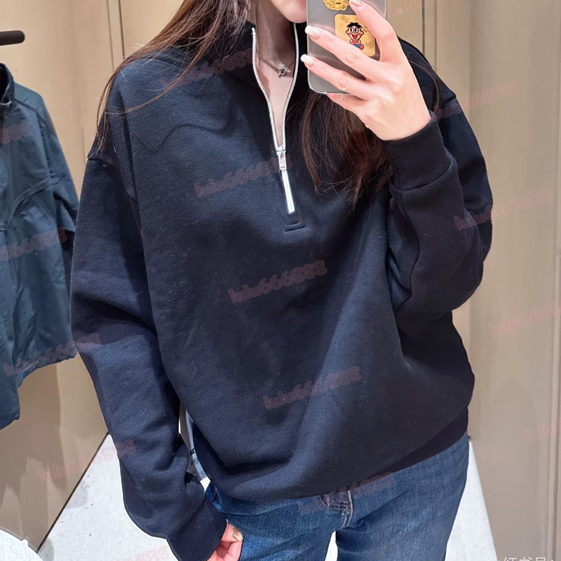 Womens Yoga Outfit hoodie Perfectly Oversized Sweatshirts Sweater Loose Long Sleeve shorts sleeves Crop Top Fitness Workout Crew Neck Blouse Gym Ladies Hoodies