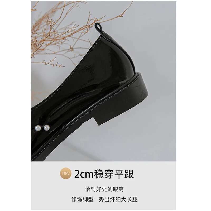 The 2023 New Fashion Brand Designed Women With Low Single Square Head Spring Large Size Casual Shoes 41-43