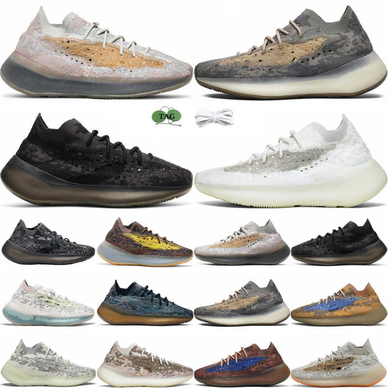 Designer Men's V2 Athletic Running Shoes Women's Anti Slip Outdoor Reflective White Breathable Flat Walking Sneakers Tie Plate Shape Top Casual Sneakers Sizes 36-45