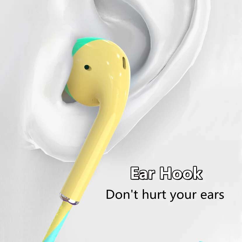 3.5mm Wired Headphones Bass Earbuds Stereo Earphone Music Sport Gaming Headset With mic For Xiaomi IPhone Huawei Samsung
