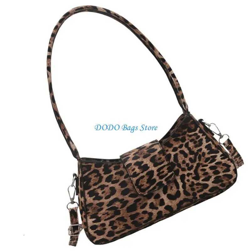 Stylish Leopard Print Shoulder Bag PU Crossbody Purse for Fashionable WomenW251106