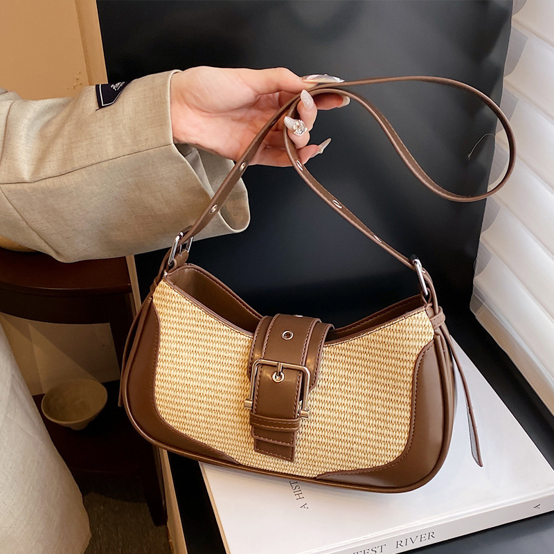 2025S Designer Women S Bag Baobao Women S Urban Spicy Girl Trendy Underarm Unique Texture New Moon Simple One Shoulder Crossbody Bag