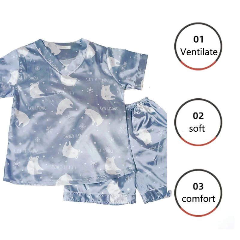 Two Sets Of Ladies Pajamas Suit Summer Ice Silk Short-Sleeved Korean Version Of The Sexy Thin Section Large Size Homewear s 250402