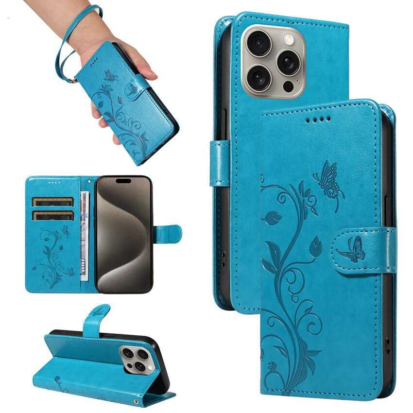 Butterfly wer Vine Case For Samsung Galaxy S20 S21 S22 S23 S24 Ultra Plus FE 5G A50 A51 A52S A53 A54 A55 Leather Book Cover