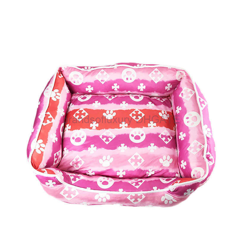 Pet Round Nest Method Fight Chenery corgi Mat Dog Nest Ice Nest Cooling Nest Hot Dog Bed in Summer