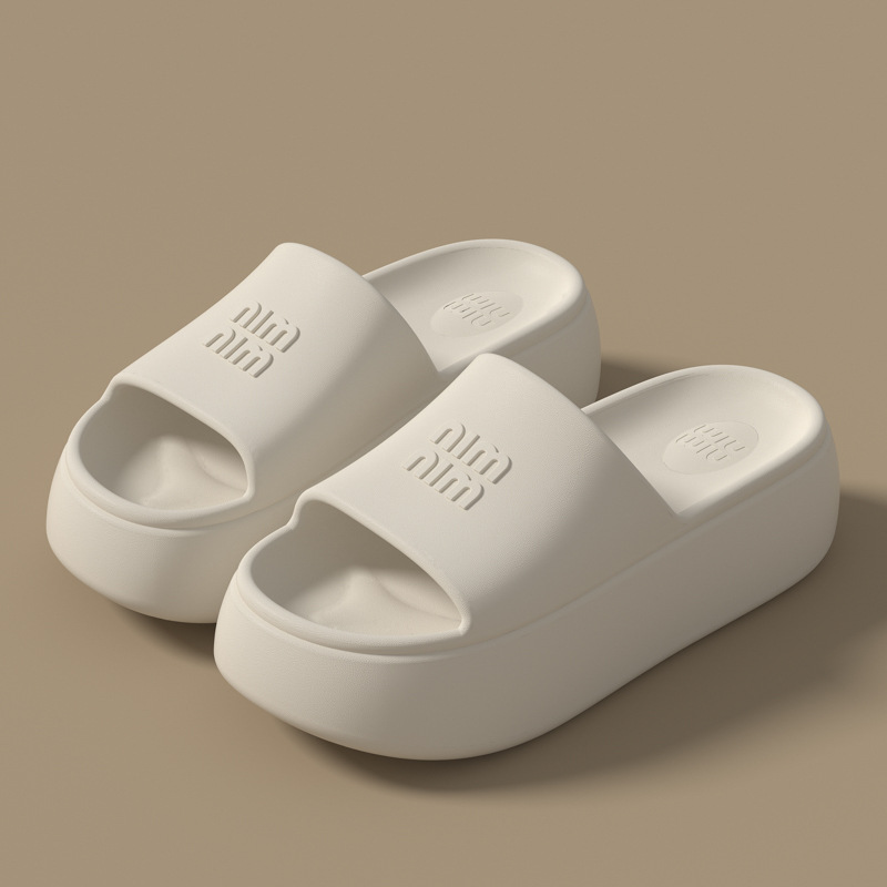 designer shoes 2025 new style thick-soled heightening flip-flops fashionable and versatile in summer simple with a soft cushioned feeling breathable a