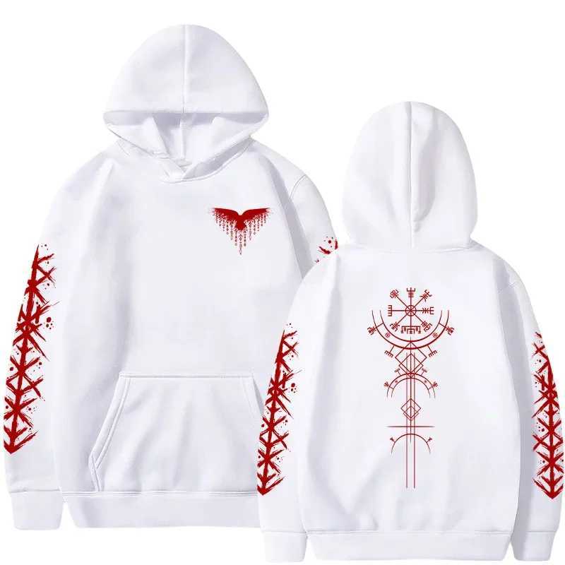 Autumn Winter Hot Sale Mens Hoodie High Grade Ancient Viking Rune Pattern Sweatshirt Male Home Outdoor Comfort Warm Casual Coat W251106