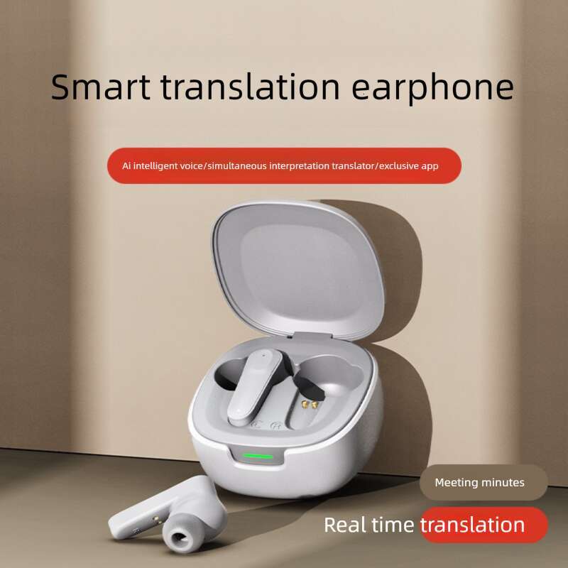 Famous Designer Brand A AI Translation Earplug Business Conference Multi-language Travel Intelligent Simultaneous Translation Machine Bluetooth Headse