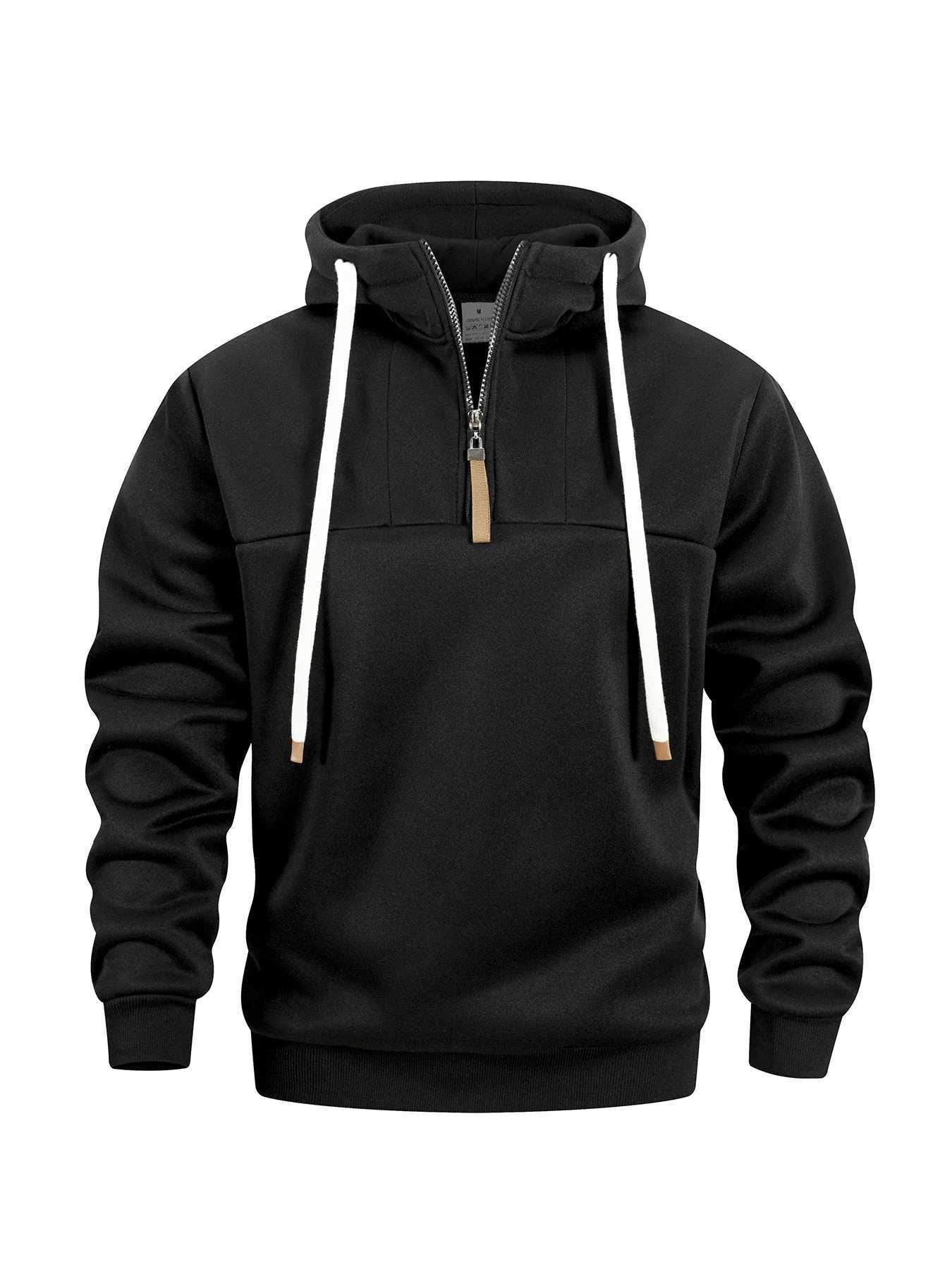 Mens Hoodie Jacket Streetwear Long Sleeve Sweatshirts Zipper Hooded Pullover Male Sportswear Autumn Men Clothing Streetwear W251106
