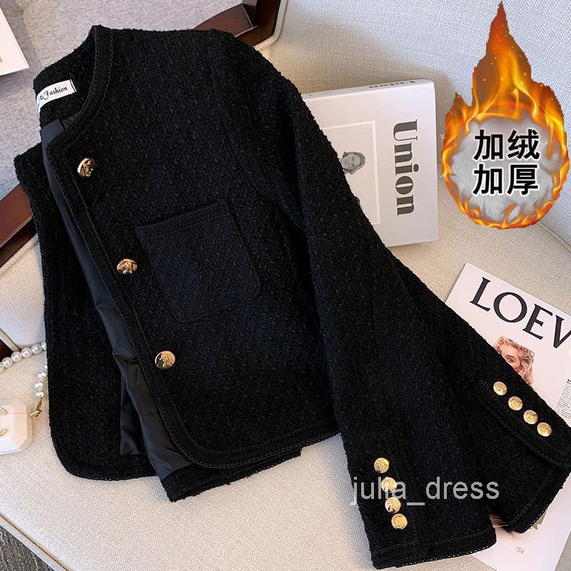Short Black Jacket for Women Spring and Autumn New Light Mature Style Elegant Socialite Blazer