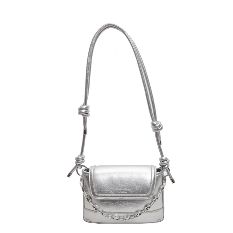 2025S Designer Women S Bag Internet Celebrity Fashion Underarm For Women Versatile Crossbody Small Square New Summer Minimalist Chain Single Shoulder 