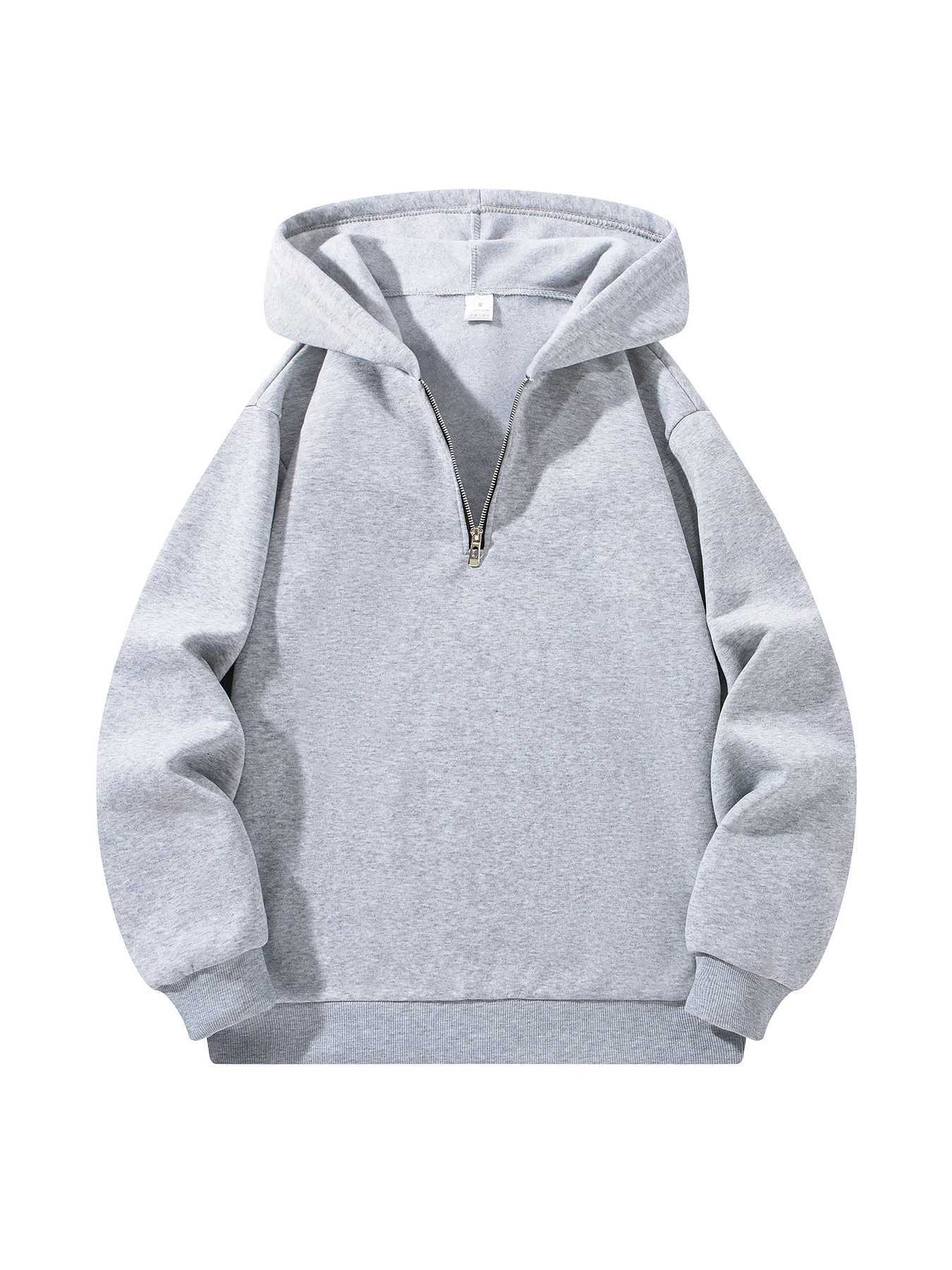 Mens Casual Sweatshirt Hoodies Long Sleeve Stand Collar Half Zipper Pullover Solid Sweatshirt Autumn Outdoor Streetwear for Men W251106