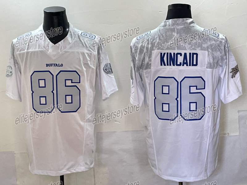 Personalized Custom 2025 Rivalries Football Jersey Josh Allen Keon Coleman Joey Bosa Gabriel Davis Von Miller Dawson Knox Jim Kelly Embroidered Classi