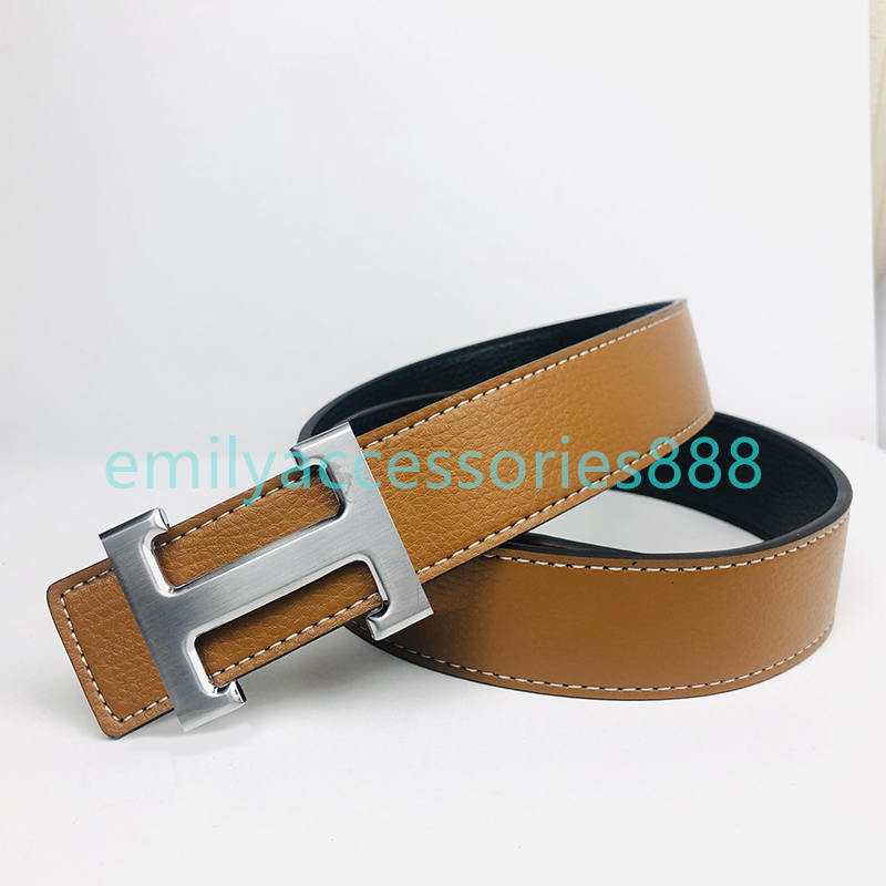 Mens belt designer belts ceinture fashion business casual wholesale men waistband women big smooth buckle genuine leather belt cintura uomo ceinture luxe