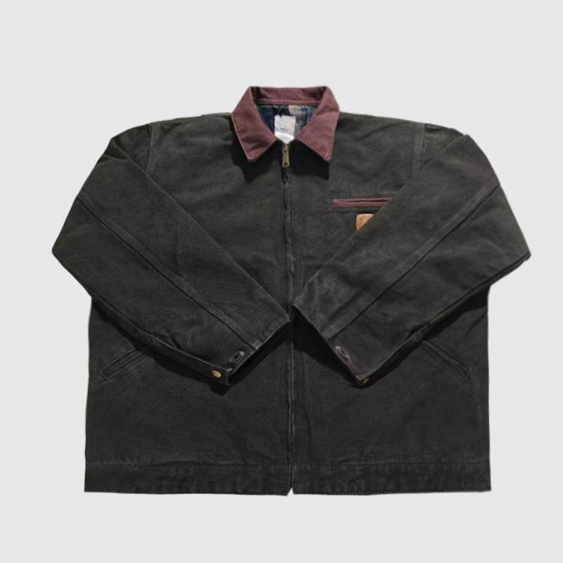 Designer Men's Jackets Carhartt Detroit Wide Coverall Jacket Loose Vintage Unisex Coat Men Women Autumn Long Sleeve Cotton Tops Casual Brands Clo