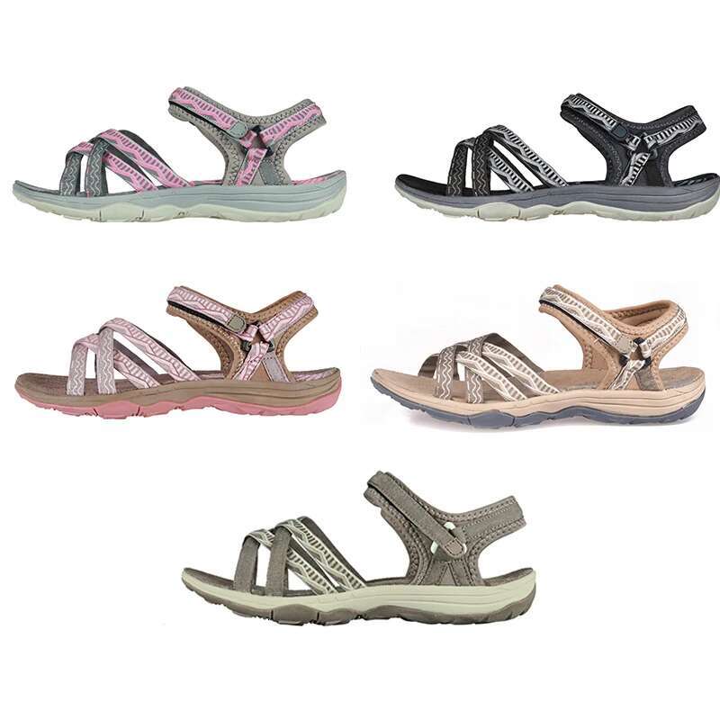 2025 Summer New High Quality Women's Outdoor Women's Designer Fashion Flat Casual Sandals Anti slip Hiking Shoes