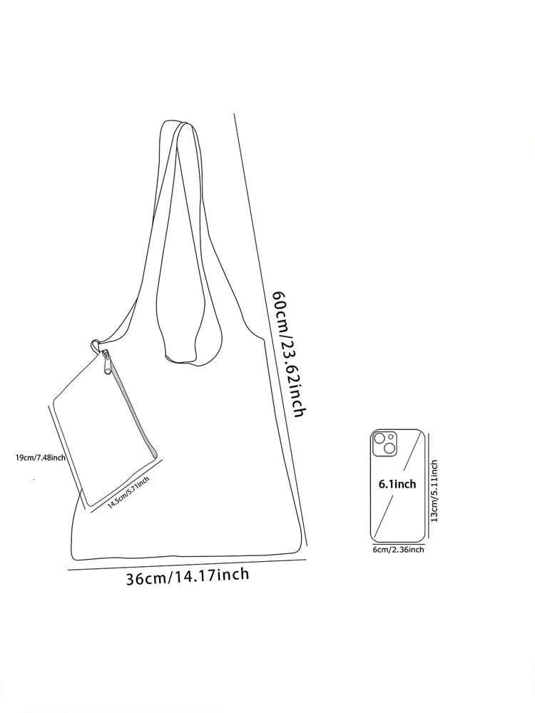 Womens Foldable Cartoon Rainbow Pattern Large Shopping Bag Storage Reusable Easy to Carry 250401