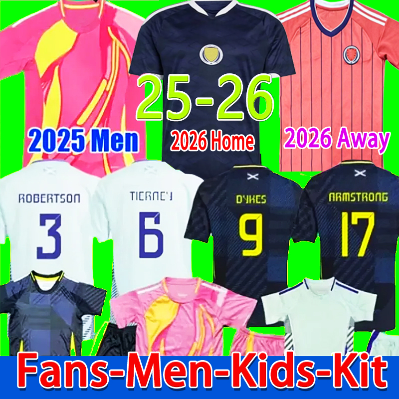 2025 2026 2027 Scotland Soccer Jerseys 25 26 ROBERTSON McTominay McGREGOR SHANKLAND MCGREGOR Football Shirt Home Away thrid maillot de Foot men kids kit unifrom