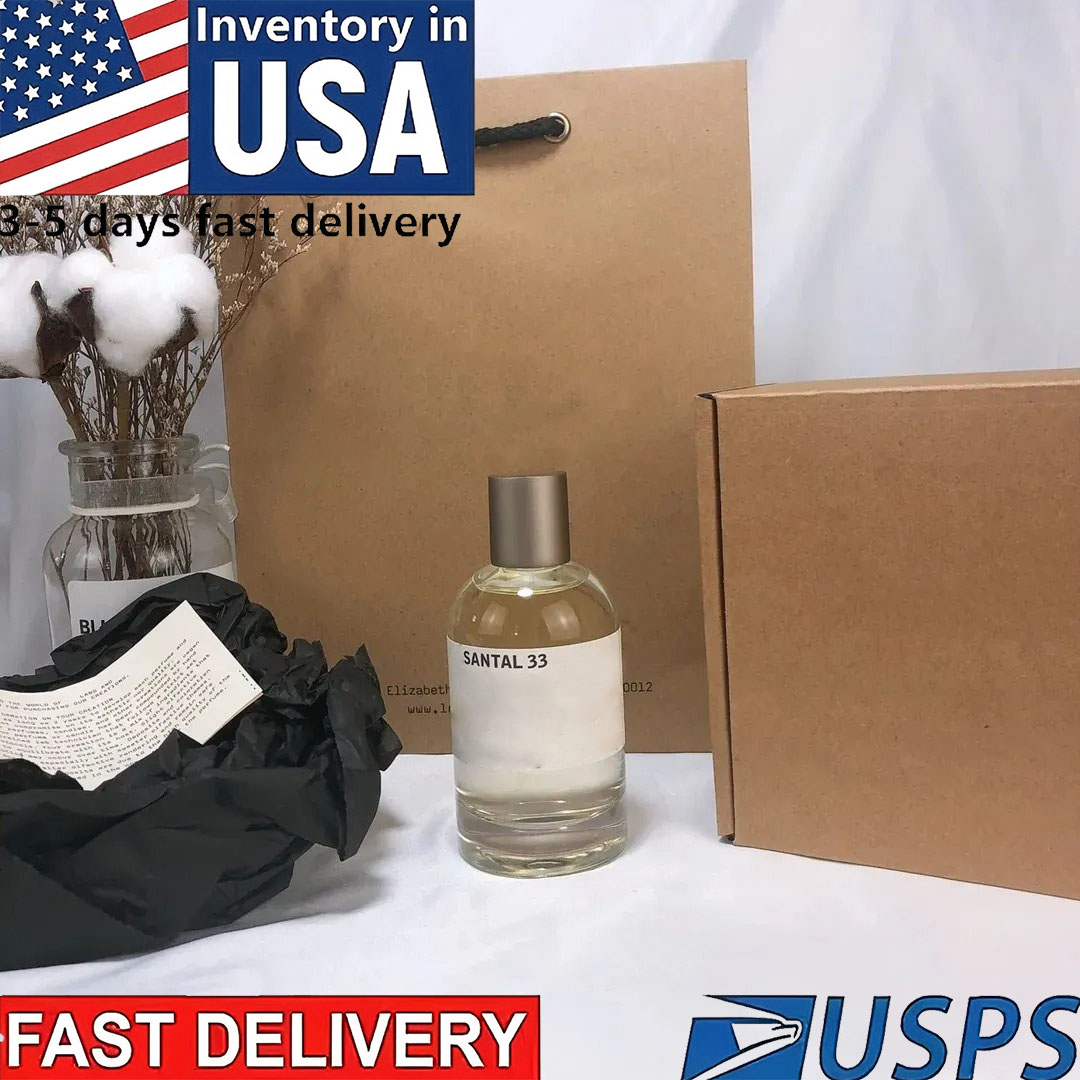 Santal 33 cologne Neutral Perfume 100ml Eau de Parfum Fragrance Long Lasting Smell Brand EDP Man Women Fragrances 3.4oz Unisex Cologne Spray Mist 33 13 29 High Quality