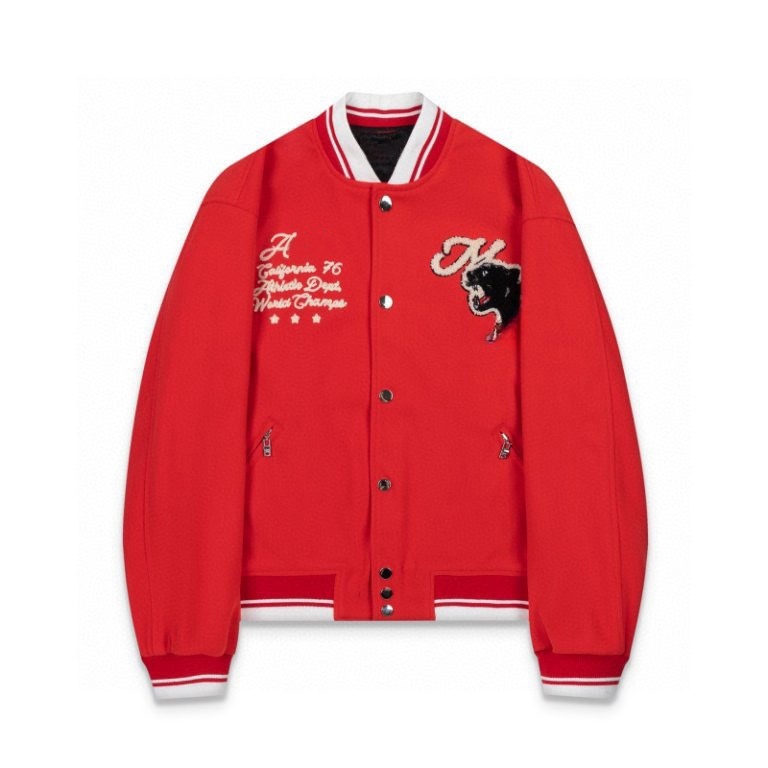 Fashion mens Jacket Classic Man Luxury Jackes Mens bone Black Leopard Embroidery stitching Men coats Baseball Stylsh Streetwear Outerwear