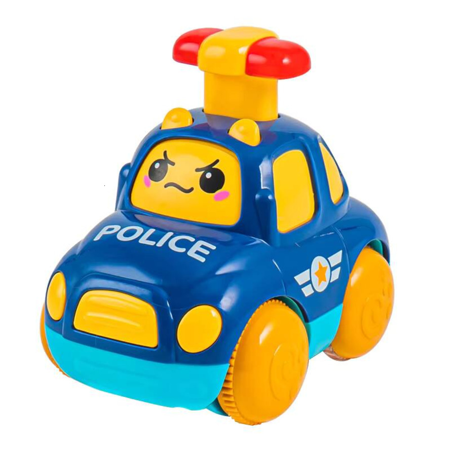 Cheap Wholesale Cartoon Publisher Pull Back Children's Police Ambulance Fire Truck Plastic Toy City Service Car
