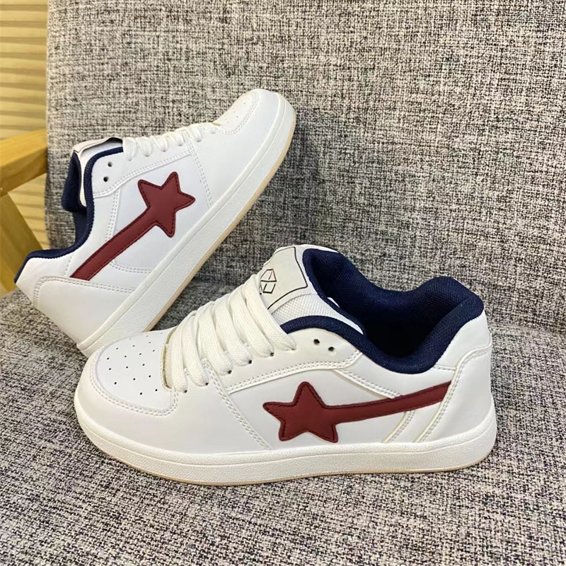 Designer casual free shipping 2025 new round headed flat bottomed trendy sports board shoes outdoor for women men