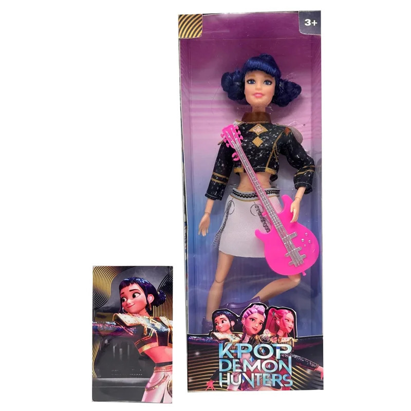 Kpop Demon Hunters Live-Action Figure Toy Set with Theme Song Colorful Lights Action Figures for Fans And 251105