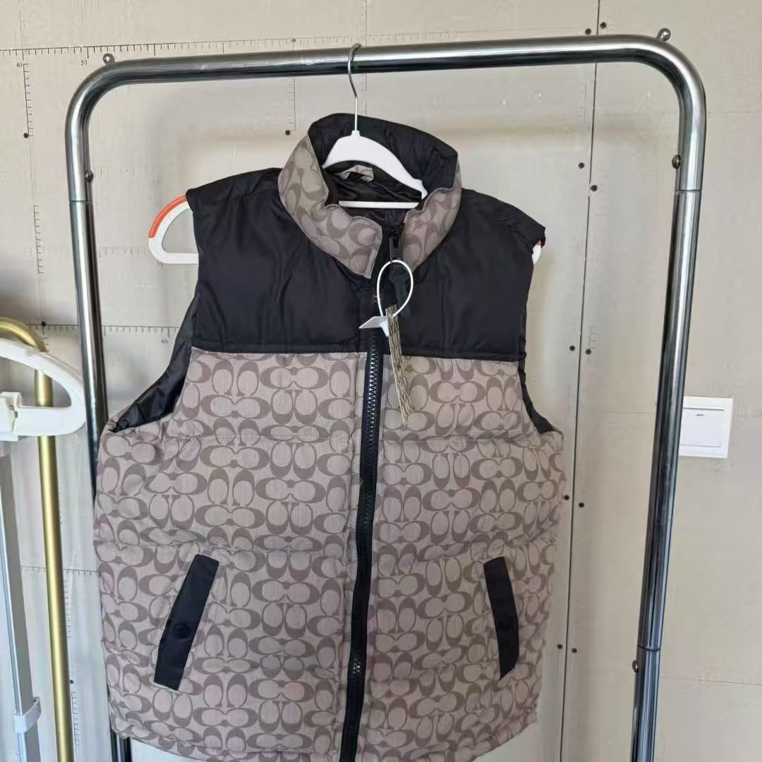 Vest Designer Men's Vest Winter Zipper Jacket Warm Fashion Jacket