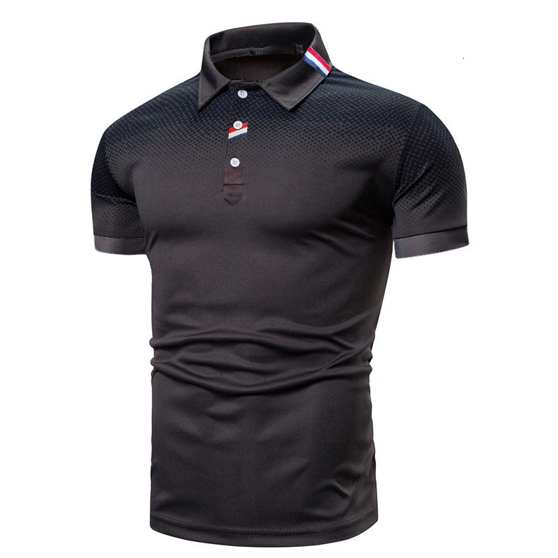 New trendy mens polo shirt light advertising polo shirt polo shirt mens T-shirt
