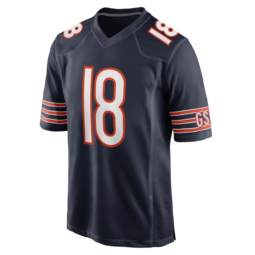 American Famou Chicago Sports Football jerseys with men women youth customized #18 Williams #2 Moore #15 Odunze #98 Sweat