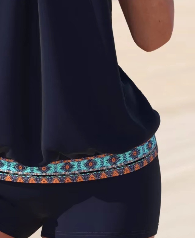 2025 New Women's Shoulder Strap Cover for Slimming and Conservative Split Swimsuit Two Piece Set