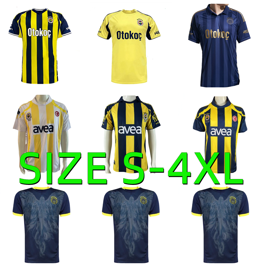 25 26 Fenerbahce ARDA GULER soccer jerseys 2007 2008 Retro DZEKO CRESPO KAHVECI JOAO PEDRO BATSHUAYI SZALAI 2025 2026 Home Away third Football Shirt Men kids kit
