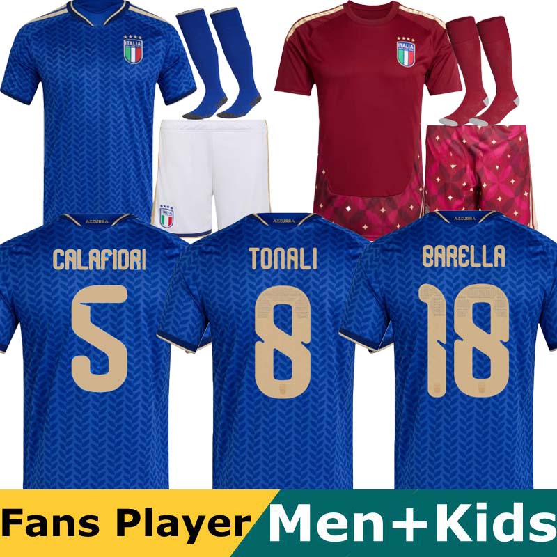 25 26 ItalyS national football team Soccer Jerseys RETEGUI BARELLA FRATTESI PELLEGRINI 2025 2026 Italia Women's Shirts GIRELLI Player Version Men Kids kits