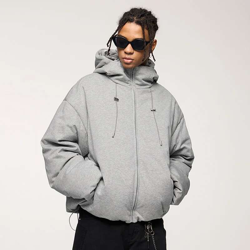 Unisex Oversized Jacket New Arrival Functional 90% Down Solid Color Hooded Mens Outerwear