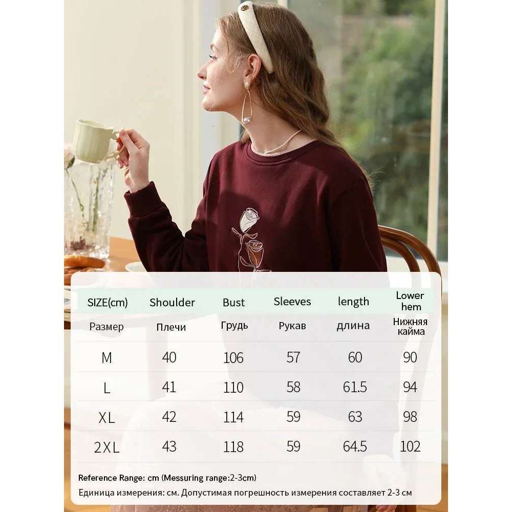 Women's Hoodies Winter New Lazy Lamb Wool Thickened Warm Round Neck Leisure Loose Trendy Blouses