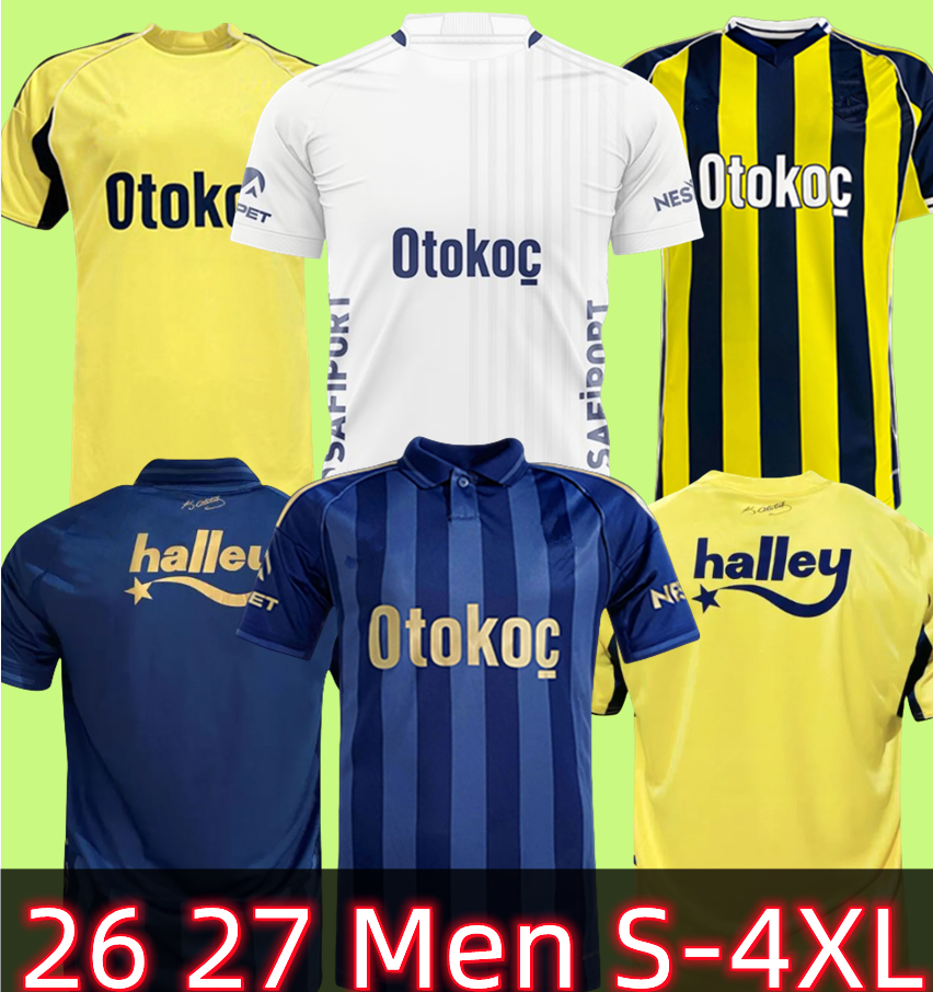 26 27 Men Fenerbahce T-shirt Soccer Jerseys kit 2025 2026 summer fashion t-shirt size S-4XL Football MERT HAKAN ISMAIL DZEKO kids kit Football shirt