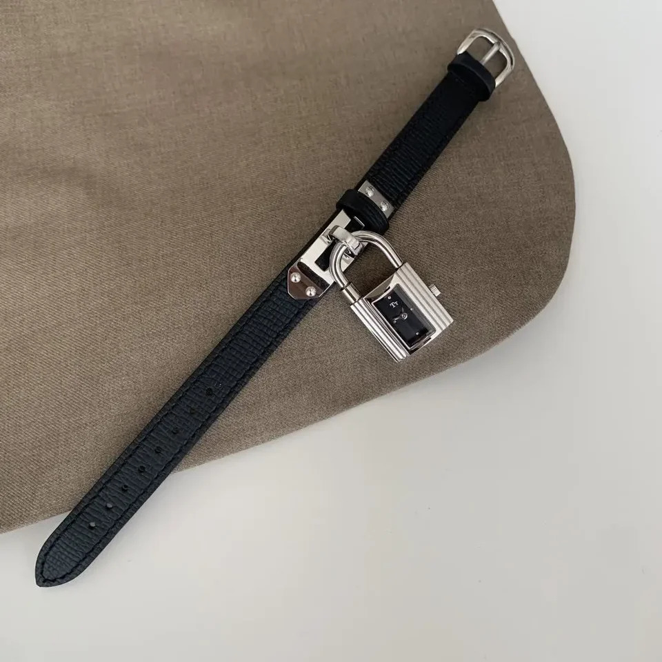 M Handmade Stainless Steel Womens Watch Chain Watch Genuine Leather Vintage Quartz Watch Fashion Small Gold Watch 251031