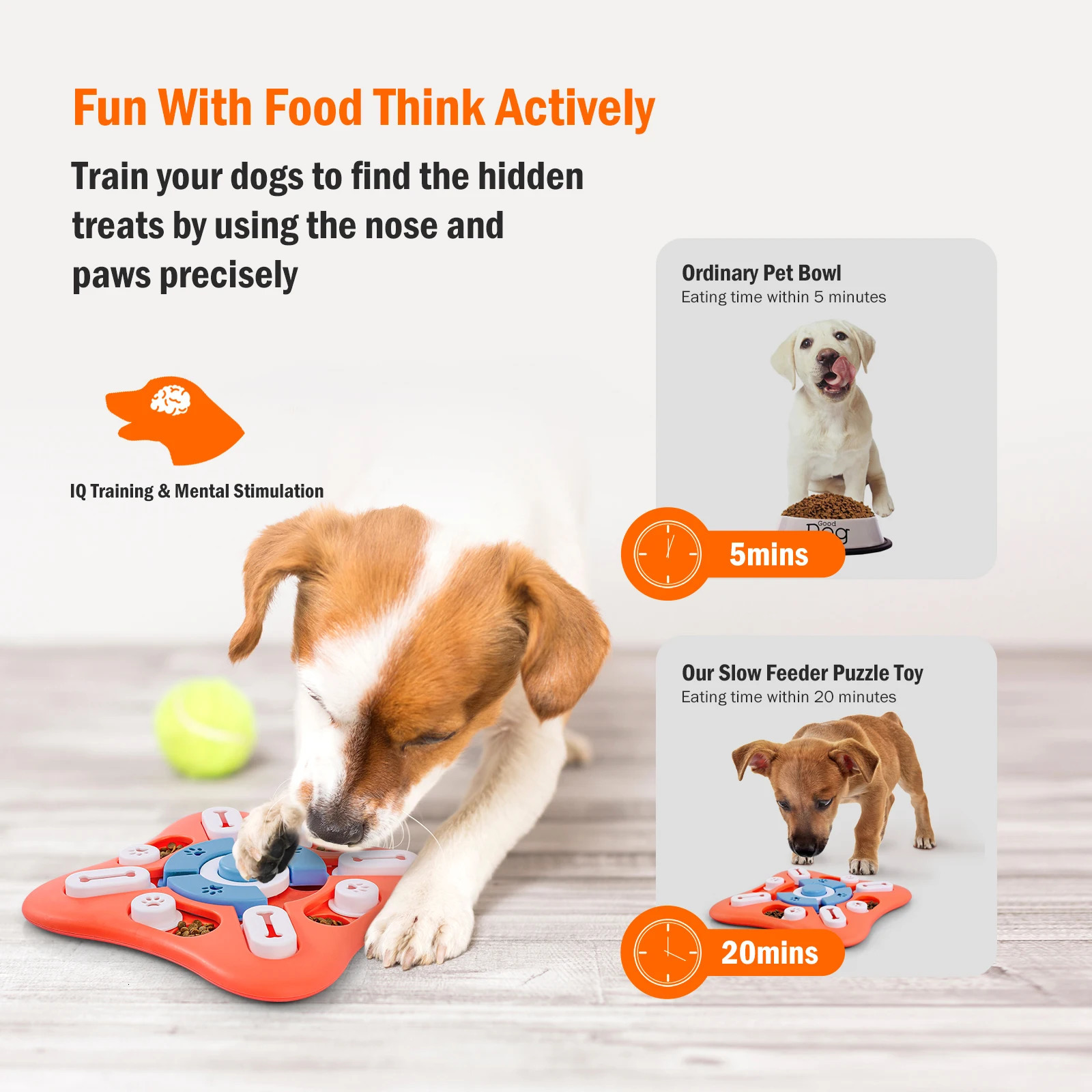 Dog puzzle toys for IQ training and psychological enrichment interactive dog toys for large medium and small dogs 250402