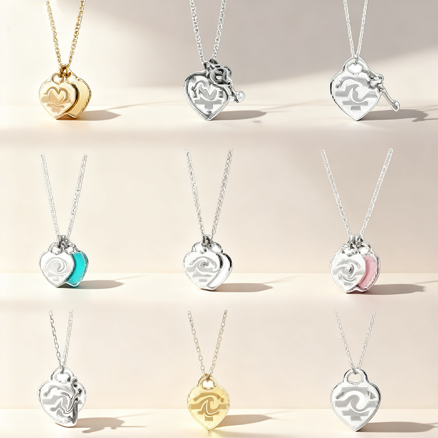 Necklace designer necklace luxury jewelry designer jewelry women diamonds crucifixion metal chain thin letter pendant charm necklaces Charm Valentines Day Gift