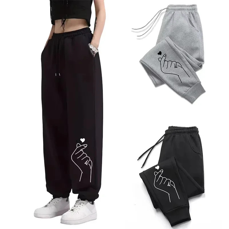2025 Woman Casual Daily Jogger Pants Outdoors Jogging Sweatpants High Quality Sports Versatile Elastic Band Drawstr Women Z260314