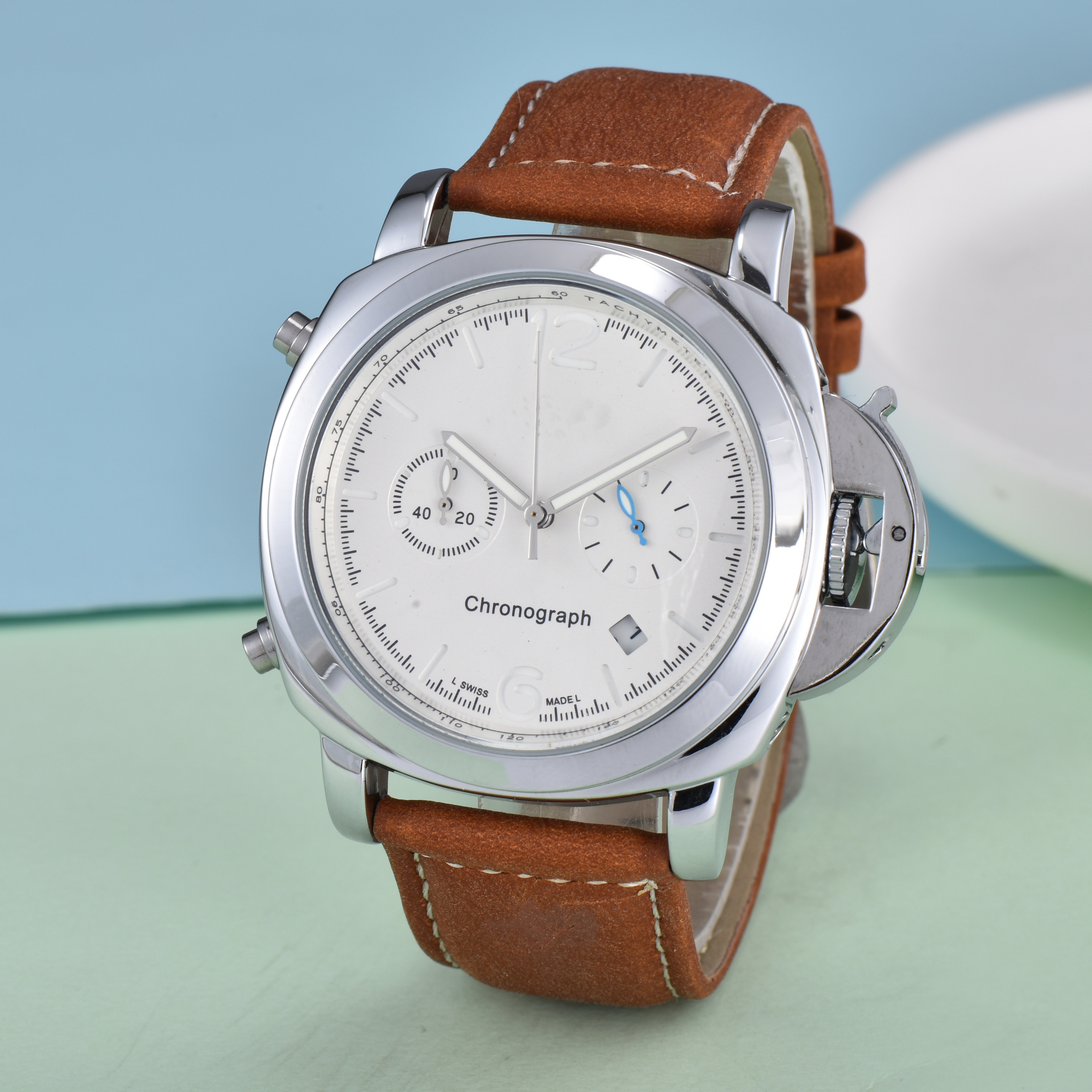 Luxury designer mens PANERAIity LUMINORity watches Quartz WATCH stainless steel strap luminous gifts Wristwatches montre #88