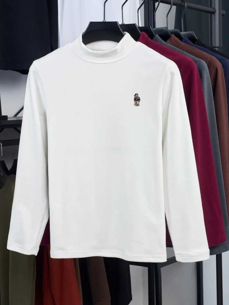 2025 Mens New Comfortable Warm and Velvet Long Sleeve Top Autumn/Winter Original Teddy Bear Embroidery Design Round Neck Hoodie W251106