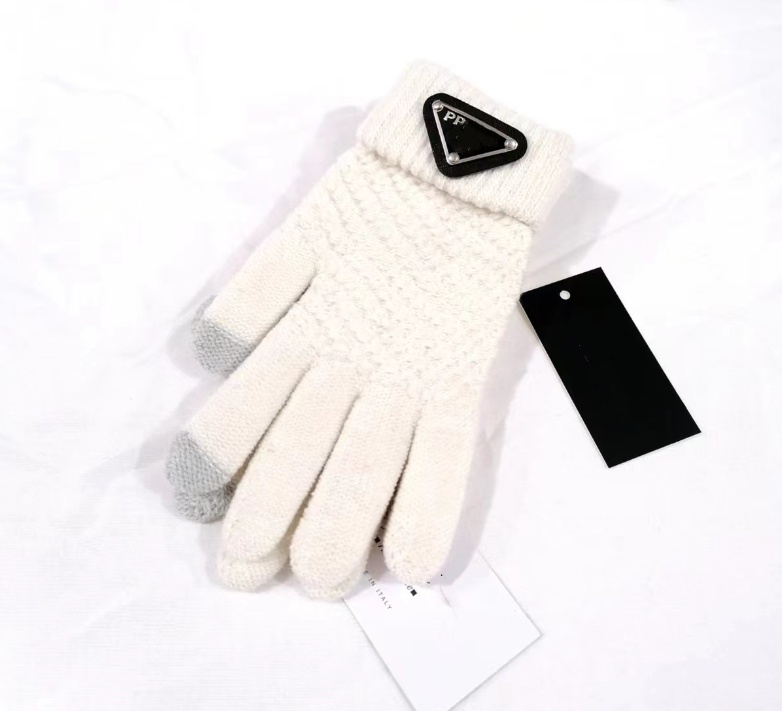 Designer Mens Autumn Gloves Warms Winter Womens Thickening Knitted Glove Five Fingers Coldproof Touch Screens Mittens