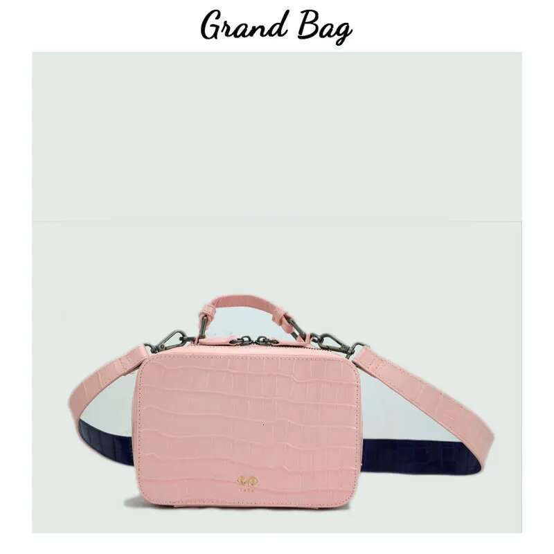 Genuine Cowhide Leather Small Bags Blue Crocodile Pattern Women Travel Crossbody Handbags New Fashion Female Bag Flap